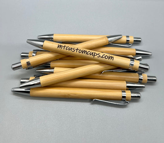 BAMBOO RETRACTABLE BALLPOINT PEN