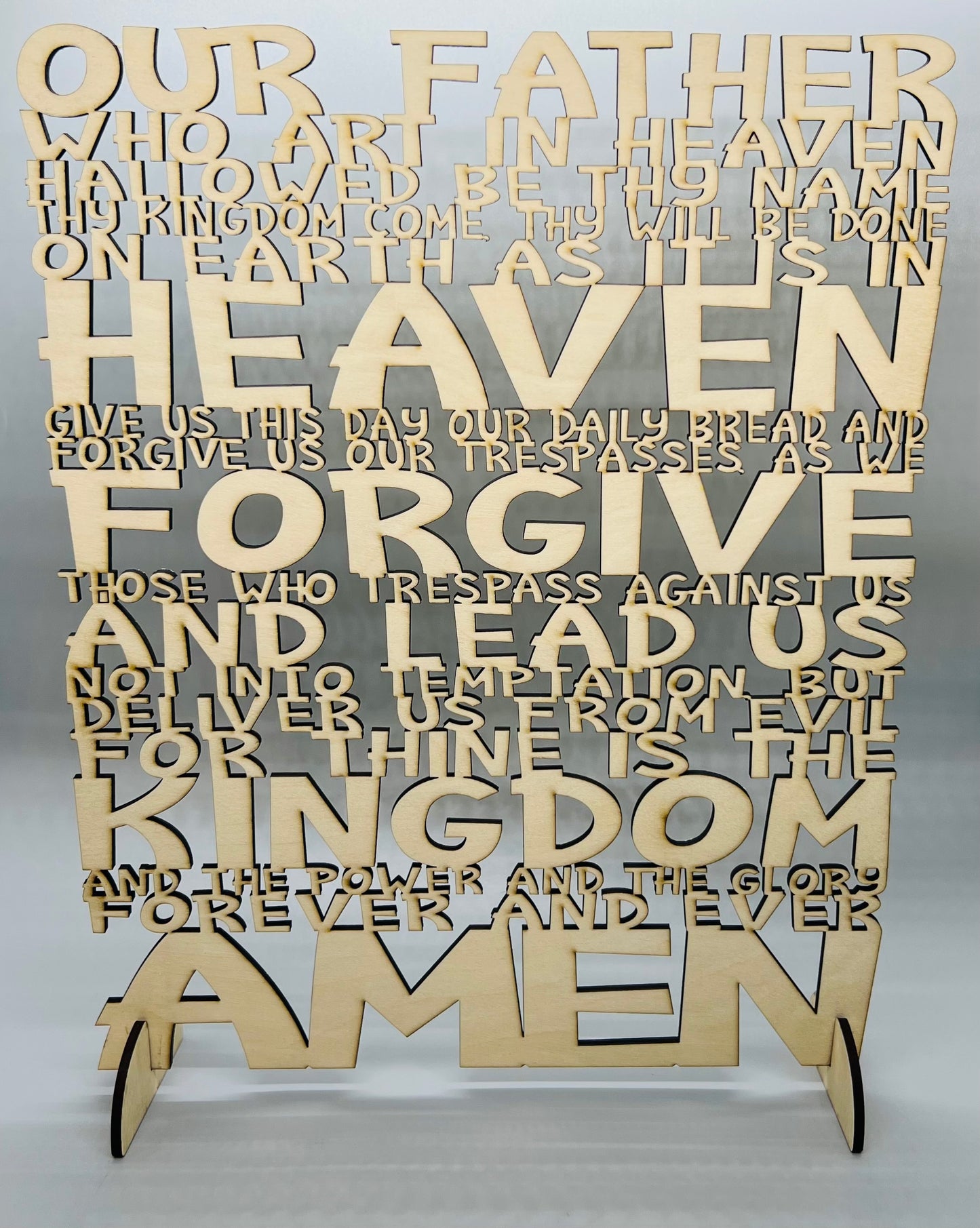 LORDS PRAYER W/STAND