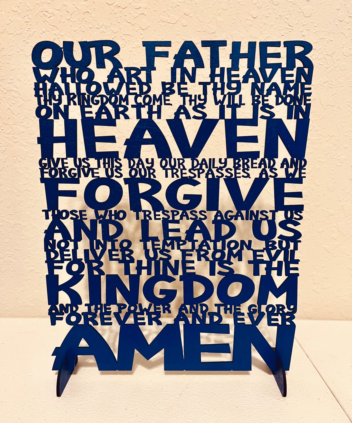 LORDS PRAYER W/STAND